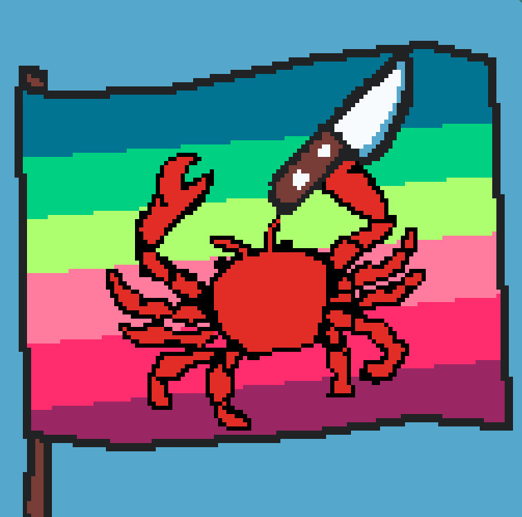 An Infinite Number of Pride Flags - part of the 2023 Queer Games Bundle